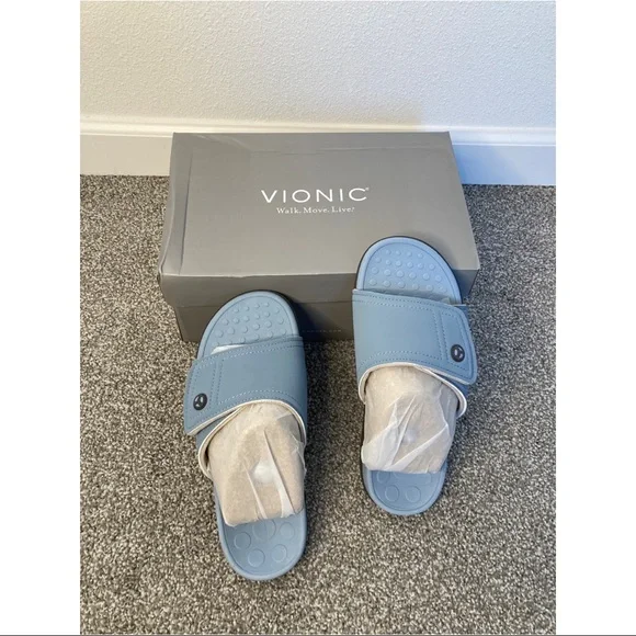 Vionic Shoes Vionic Kiwi Unisex Motion Control Orthotic Slide